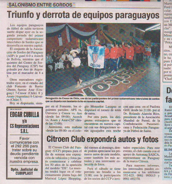 Diario publicado en Paraguay